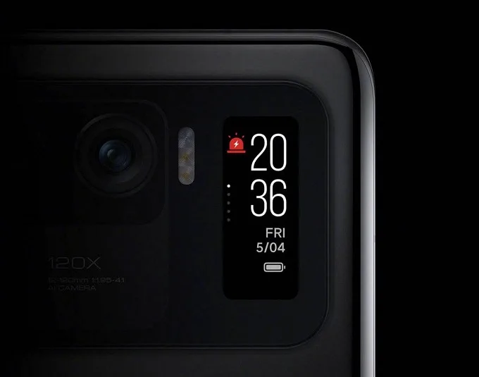 Màn hình phụ trên Mi 11 Ultra