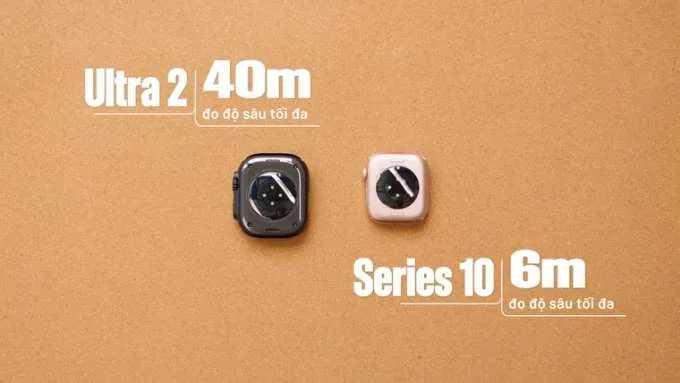 Chọn Apple Watch Series 10, Ultra 2 hay Watch SE 2 về khả năng đo độ sâu