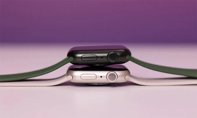 Apple Watch series 8 và Apple Watch series 7 đều có tùy chọn kích thước 41mm và 45mm