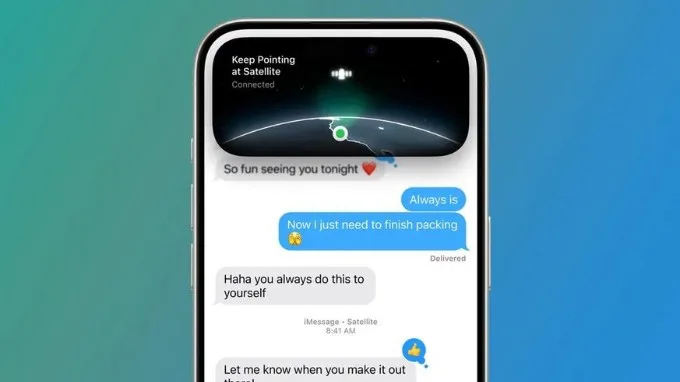 Gửi tin nhắn SMS qua vệ tinh