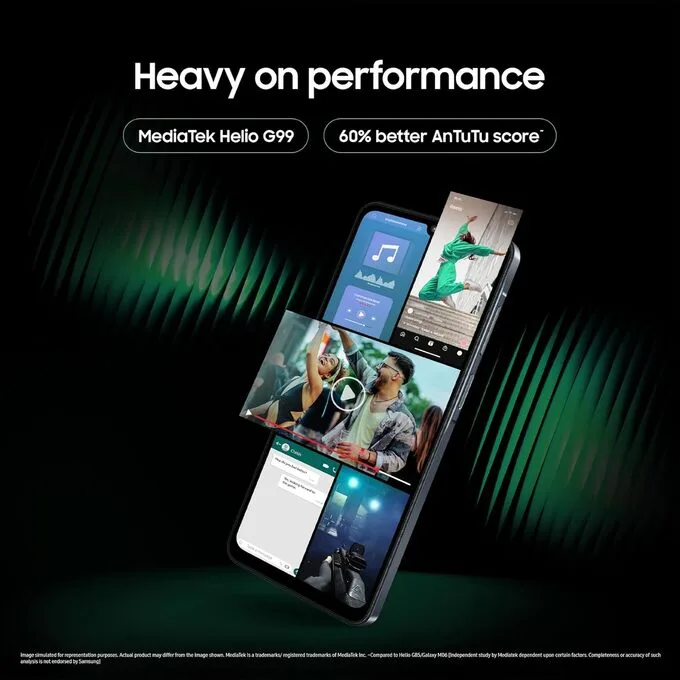 Hiệu năng của Galaxy M07