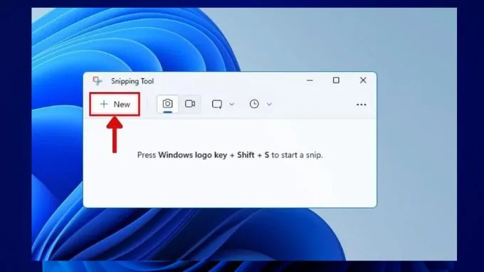 Các chế độ chụp màn hình Snipping tool