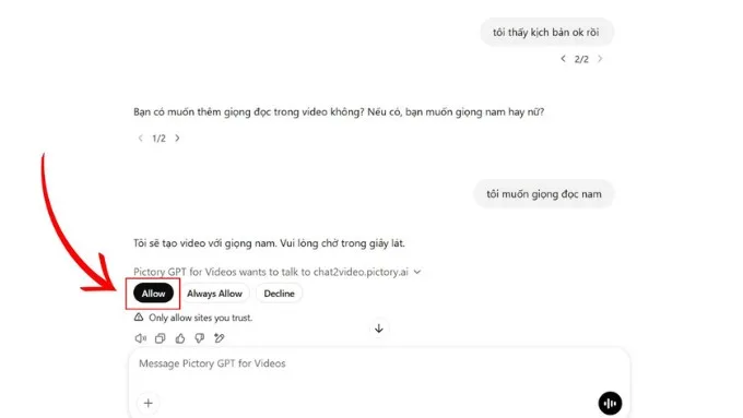 Cách tạo video AI bằng ChatGPT by Pictory - 4