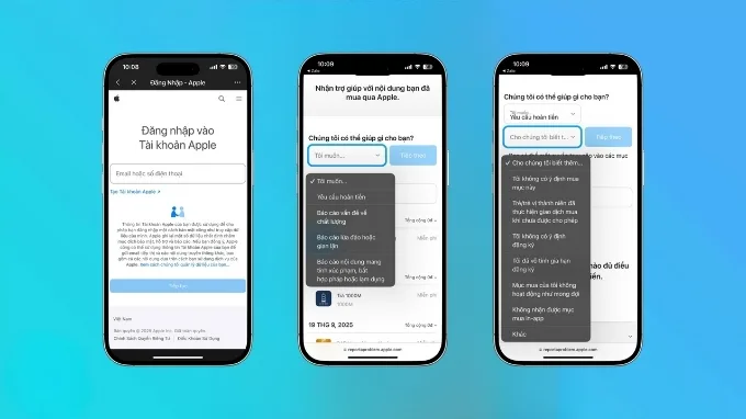 Hướng dẫn chi tiết yêu cầu hoàn tiền AppStore