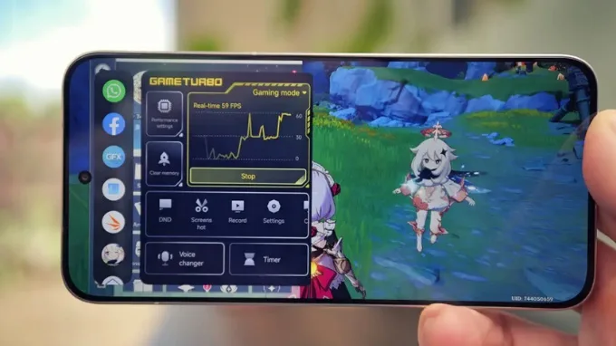Máy được trang bị chip Snapdragon 8s Gen 4