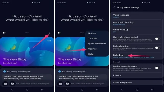 Galaxy S10 có thể cho phép người dùng tùy chỉnh hoặc vô hiệu hóa nút Bixby