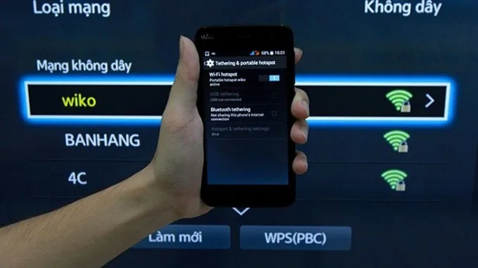 Sử dụng tính năng Miracast 