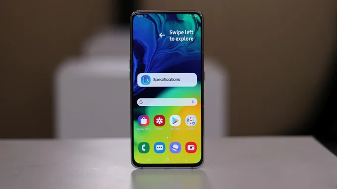 Galaxy A80 ở hữu màn hình lớn có kích thước lên tới 6.7 inch