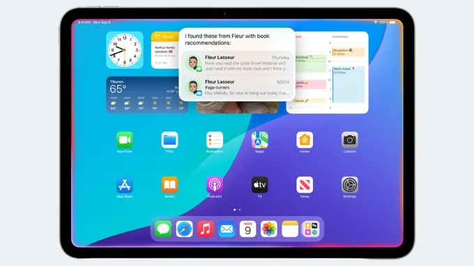 Tính năng thông minh với iPadOS 18