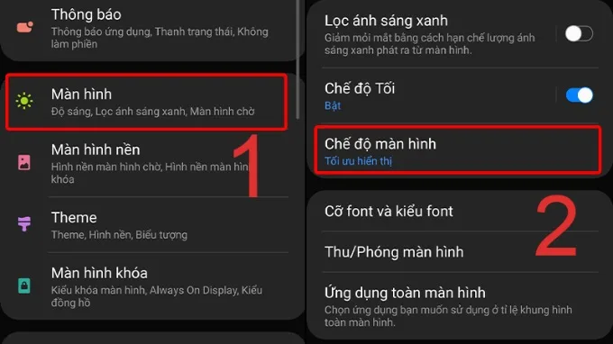 Chỉnh lại độ tương phản và cân bằng trắng