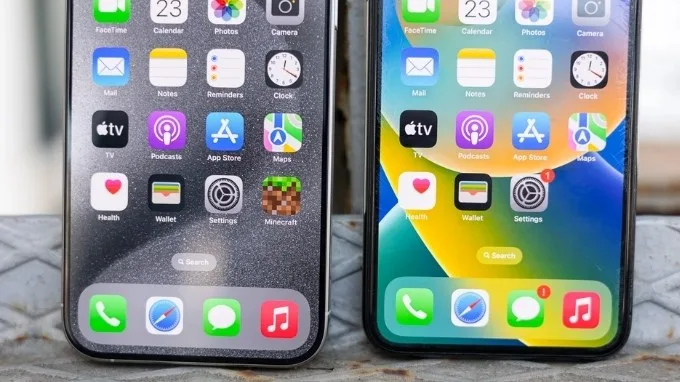 iPhone 15 Pro Max có viền màn hình mỏng hơn iPhone 11 Pro Max