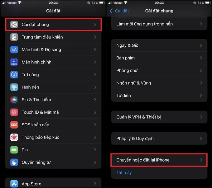 Khôi phục thiết bị là cách kiểm tra trực tiếp và chính xác