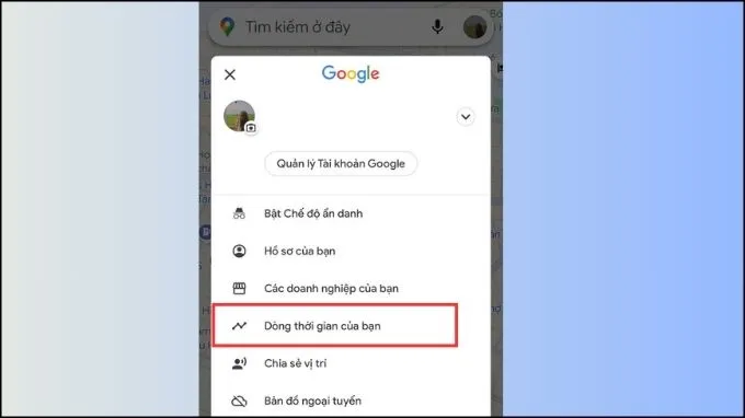 Xem lịch sử vị trí đã di chuyển trên iPhone với Google Maps