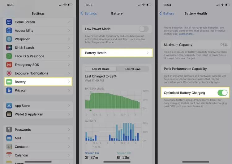 Cách khắc phục pin iPhone sạc đến 80% là dừng