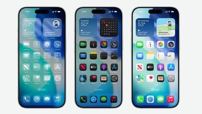 iOS 26 và Liquid Glass tạo hiệu ứng thị giác vượt trội