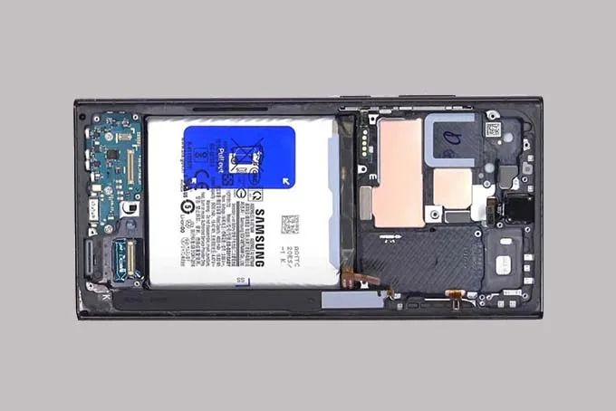 Galaxy S24 Ultra sẽ được trang bị viên pin xếp chồng với dung lượng siêu khủng và sạc nhanh 65W