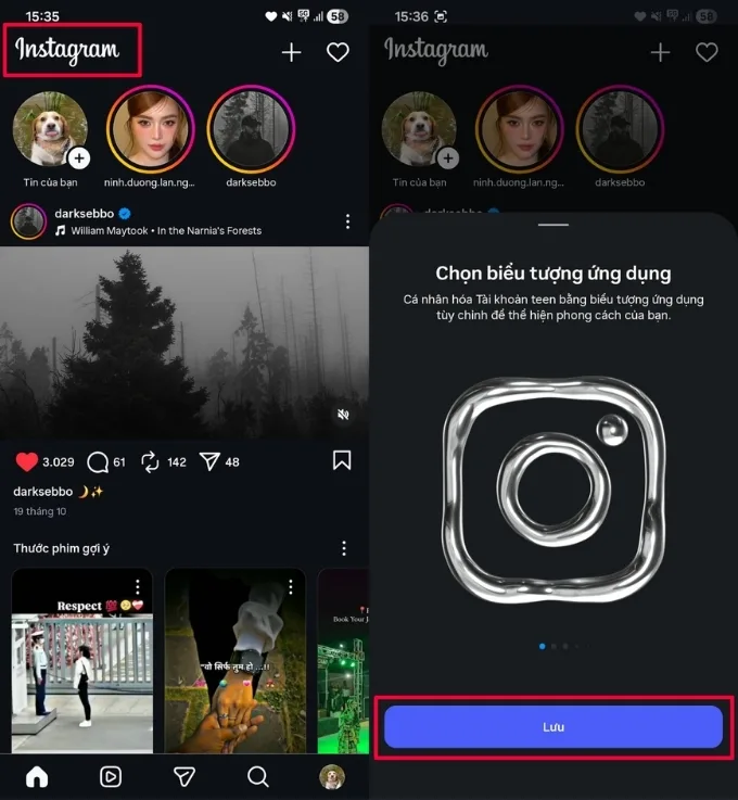 Hướng dẫn từng bước cách đổi logo ứng dụng Instagram