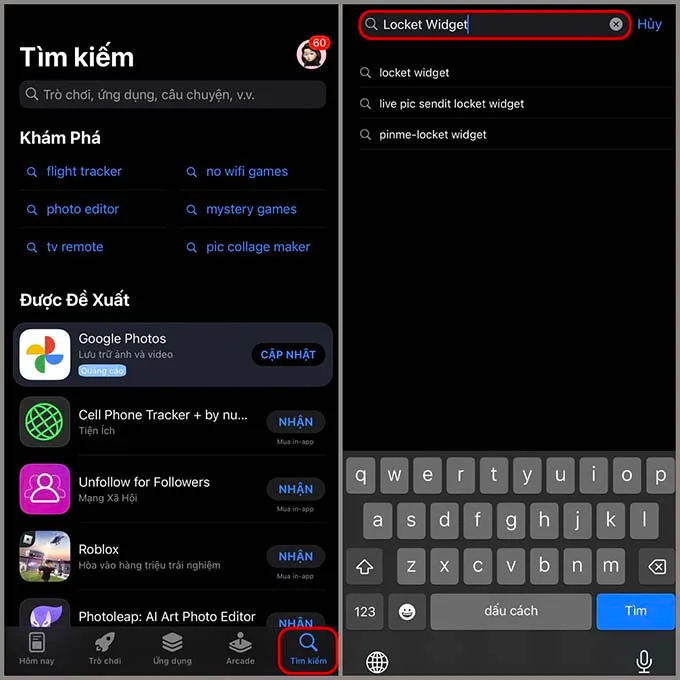 Cách tải ứng dụng Locket Widget cho điện thoại iPhone