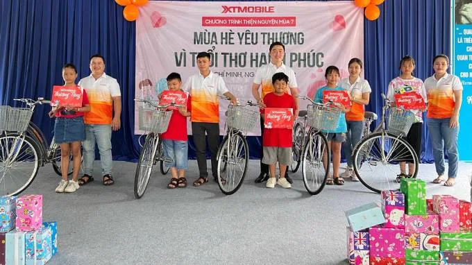 XTmobile trao tặng xe đạp