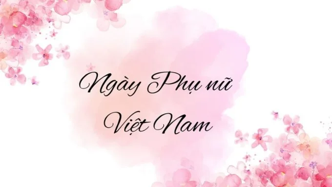 Background 20/10 màu hồng