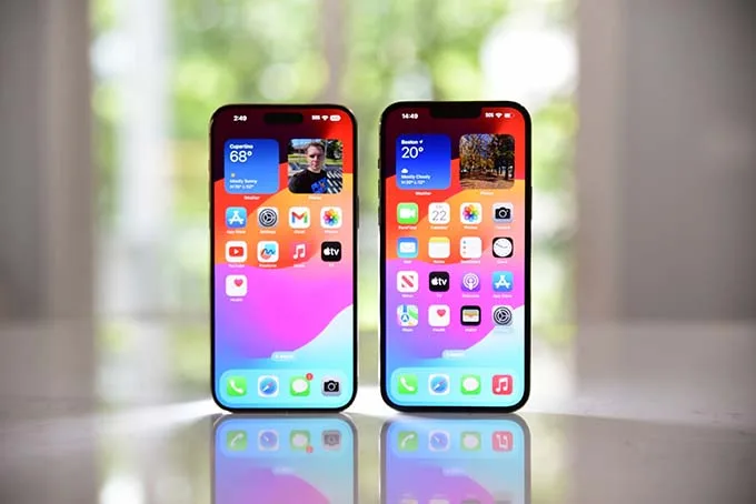 So sánh màn hình iPhone 15 Pro và iPhone 13 Pro