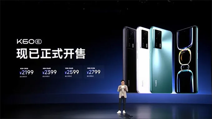 Thông số kỹ thuật Redmi K60E