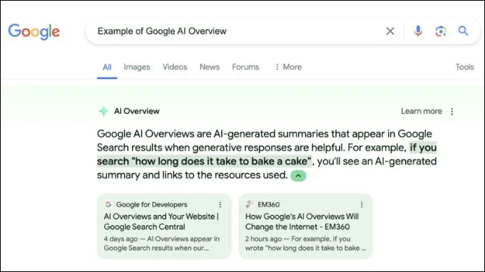 Cách thức hoạt động của AI Overviews