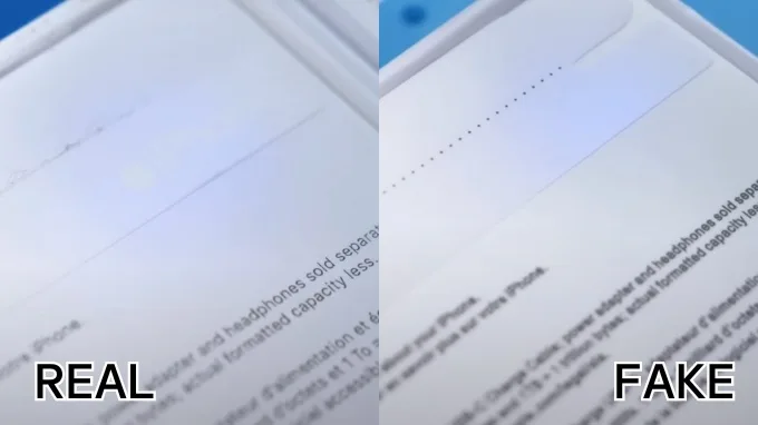 Hộp đựng iPhone 15 Pro Max hàng nhái không có logo Apple ẩn