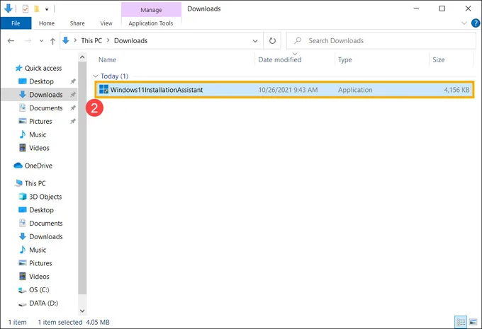 Cách update Win 10 lên Win 11 bằng Installation Assistant