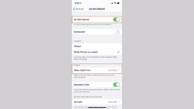 Nhận cuộc gọi từ một nhóm liên lạc