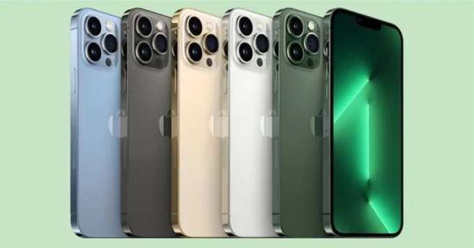 Bảng màu iPhone 13 Pro Max