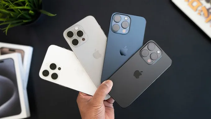 iPhone 15 Pro sở hữu tùy chọn màu sắc sang trọng hơn iPhone 13 Pro