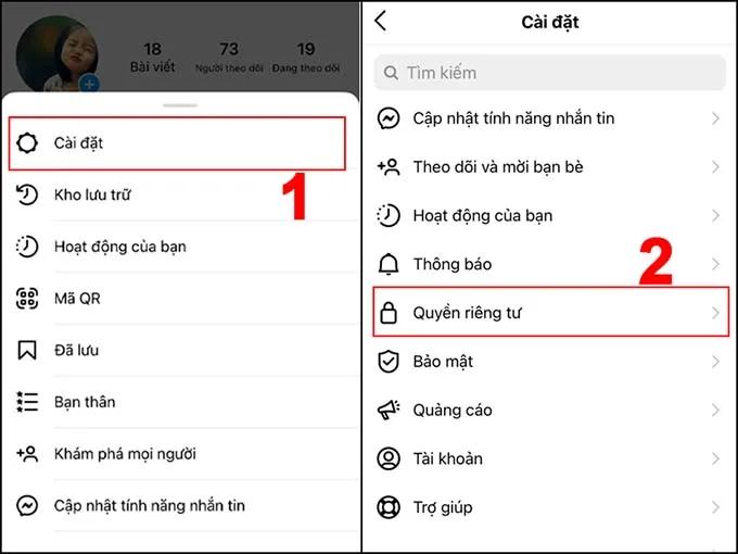 Cách tắt/ẩn trạng thái hoạt động Instagram trên điện thoại