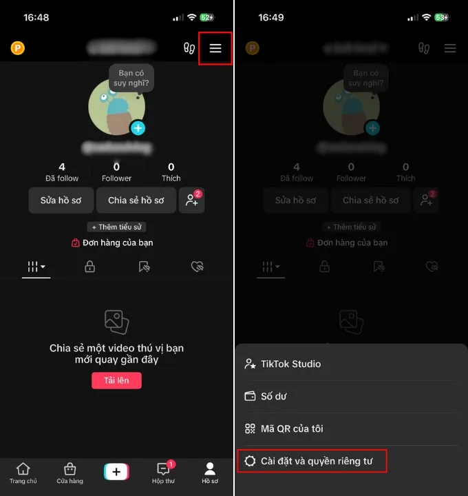 Cách xác minh số điện thoại cho tài khoản TikTok​