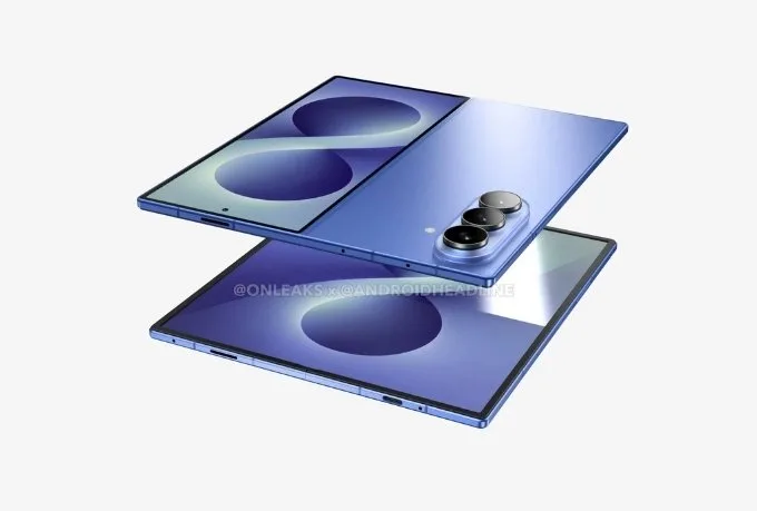 Ảnh render Galaxy Z Fold 8