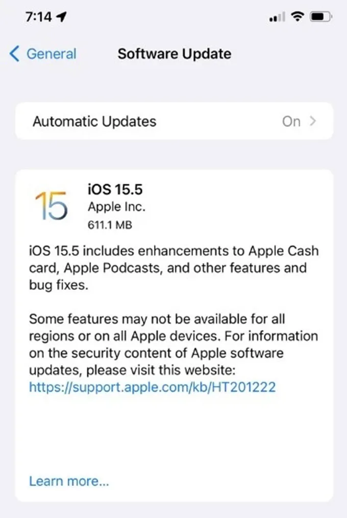 Toàn bộ tính năng mới của iOS 15.5 và iPadOS 15.5