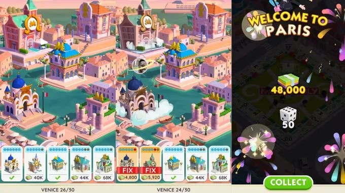 Làm thế nào để hoàn thành một cấp độ, một bảng trong Monopoly Go?