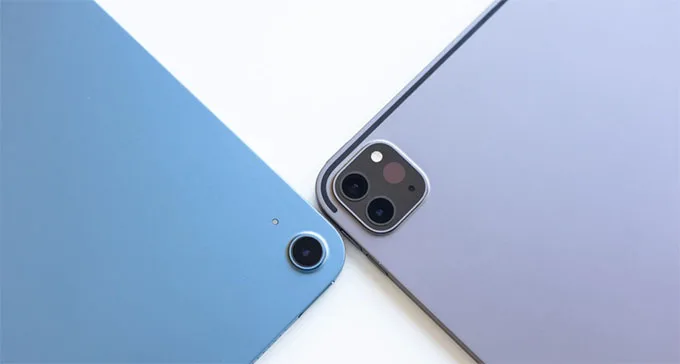Camera iPad Air 5 chỉ được trang bị 1 ống kính mặt sau