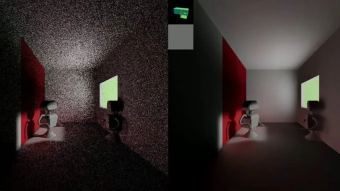 Khả năng chiếu sáng tổng thể (Ray Traced Global Illumination)