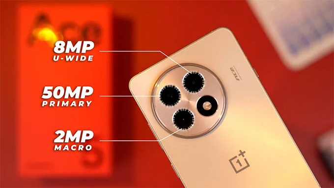 Điện thoại được trang bị thiết lập camera gồm cảm biến chính Sony IMX890 50MP