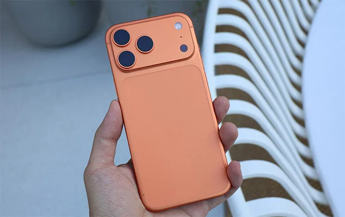 Điểm nhấn thiết kế đầu tiên trên iPhone 17 Pro Max chính là cụm camera sau