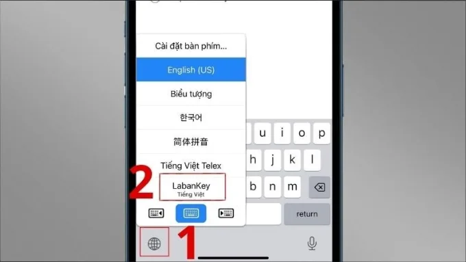 Cách cài đặt bàn phím iPhone có số bước 4