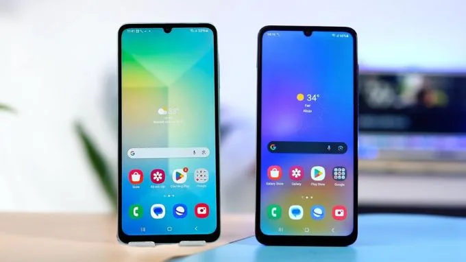 So sánh màn hình Galaxy A06 và Galaxy A05