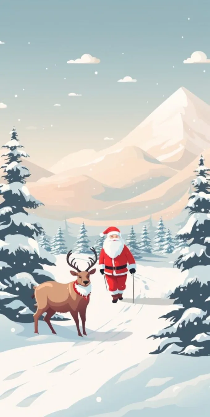 Hình nền Giáng sinh ông già Noel