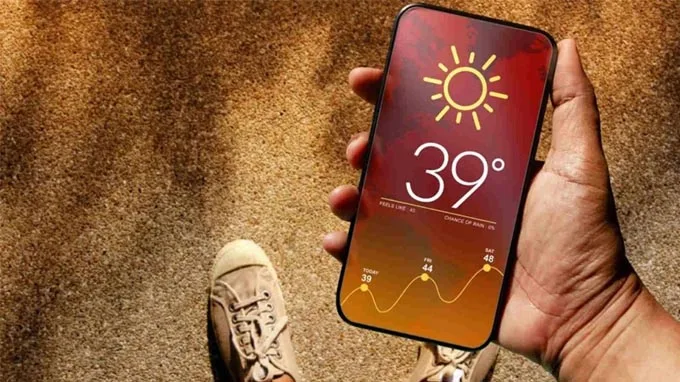 Điện thoại hoạt động trong môi trường biến đổi nhiệt