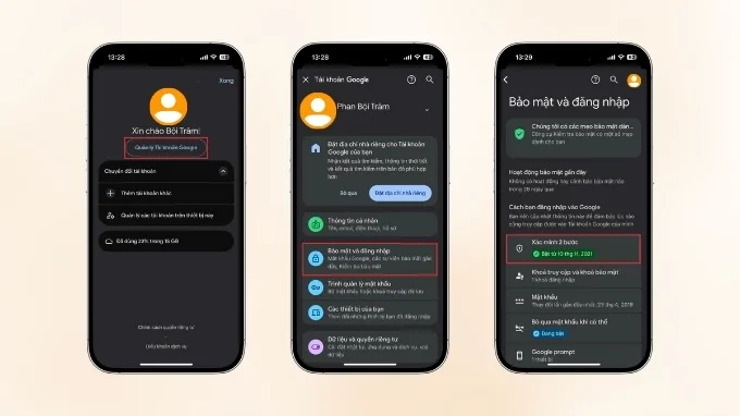 Cách tắt xác minh 2 bước Gmail trên điện thoại