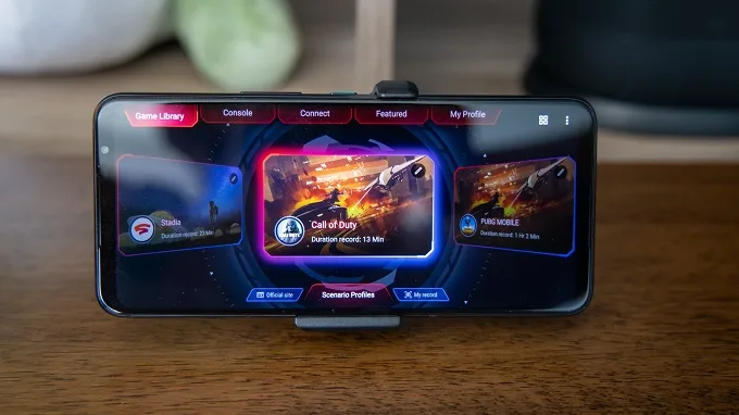Chế độ gaming của ROG Phone 5