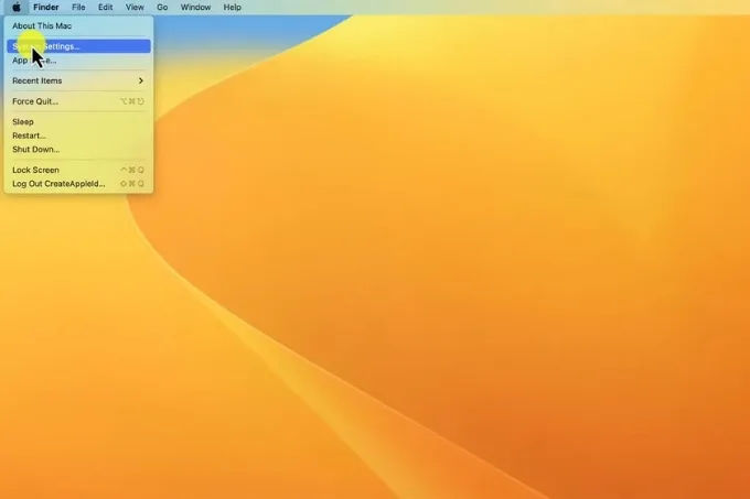 Các bước tạo tài khoản iCloud mới trên MacBook