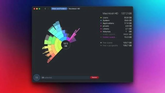 DaisyDisk là ứng dụng cho MacBook giúp quét & dọn ổ đĩa nhanh chóng