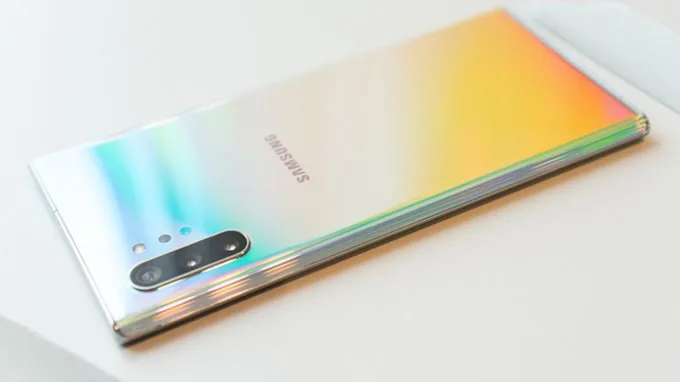 Galaxy Note 10 màu Aura Glow